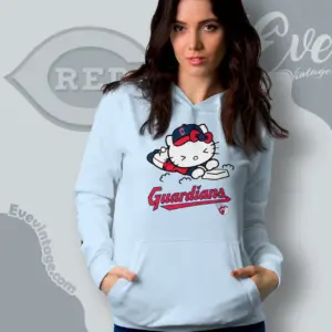 cleveland guardians hello kitty sliding into home hoodie