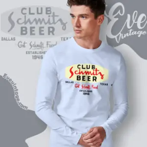 club schmitz shirt dallas dive bar long sleeve tee