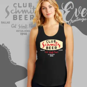 club schmitz shirt dallas dive bar tank top racerback