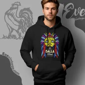 cockspur balla black rum hoodie
