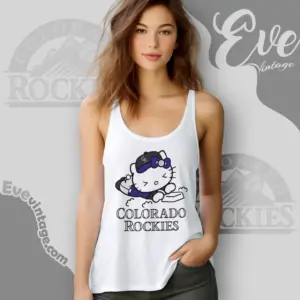 colorado rockies hello kitty sliding into home tank top racerback