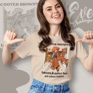 cooter browns tavern oyster bar women t shirt
