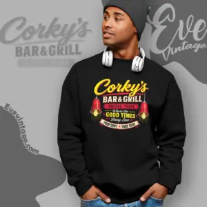 corkys bar grill odessa texas dive bar sweatshirt