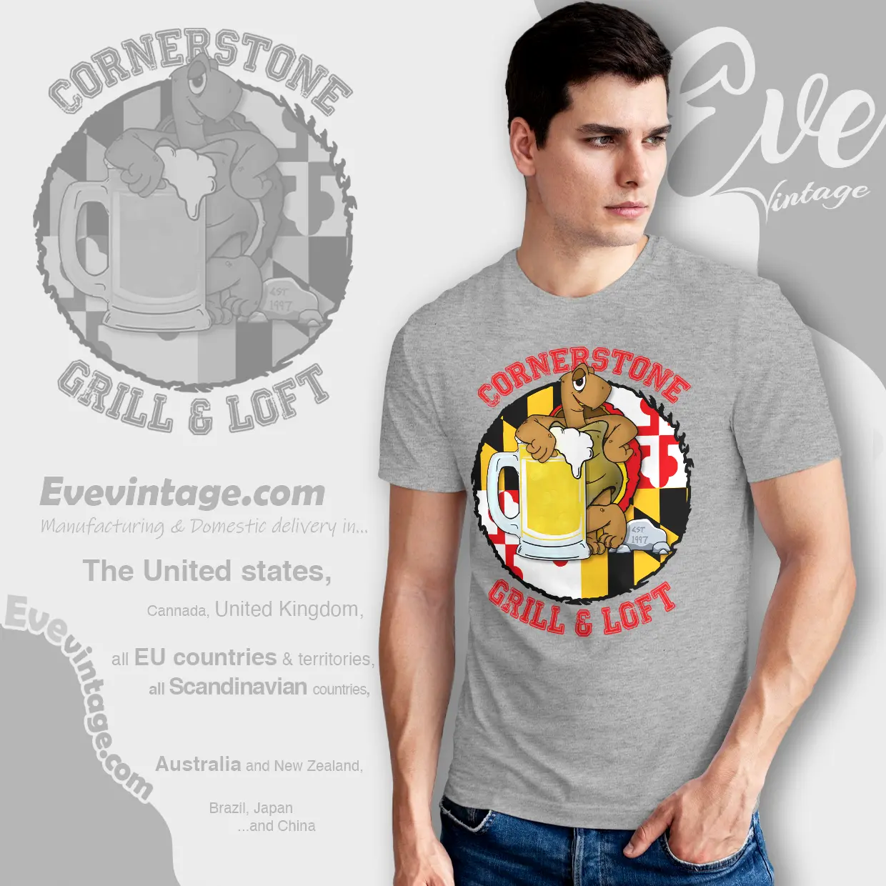 cornerstone grill loft shirt maryland dive bar t shirt cornerstone grill loft shirt maryland dive bar t shirt