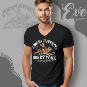cousin jeffreys honky tonk shirt cincinnati dive bar v neck tshirt