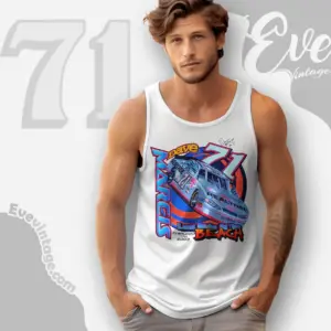 dave marcis 71 shirt last ride at the beach tank top racerback