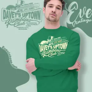 daveys uptown ramblers club shirt kansas city dive bar sweatshirt