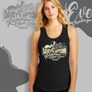 daveys uptown ramblers club shirt kansas city dive bar tank top racerback