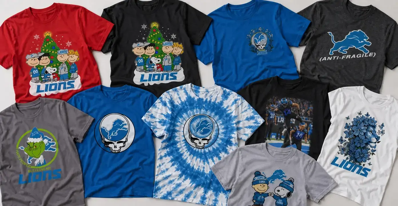 Detroit Lions Graphic Shirts