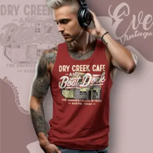 dry creek cafe boat dock shirt austin dive bar tank top racerback