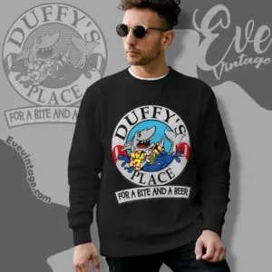 duffys place shirt valparaiso in dive bar sweatshirt