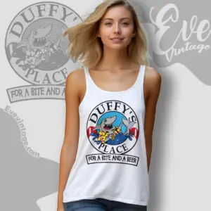 duffys place shirt valparaiso in dive bar tank top racerback