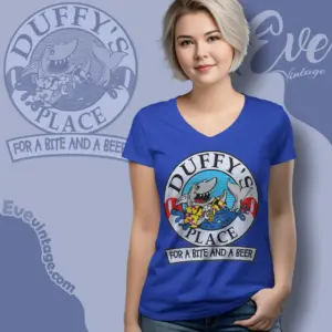 duffys place shirt valparaiso in dive bar v neck tshirt
