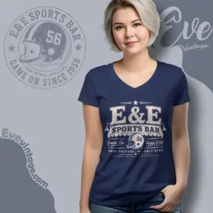 ee sports bar shirt louisiana dive bar v neck tshirt