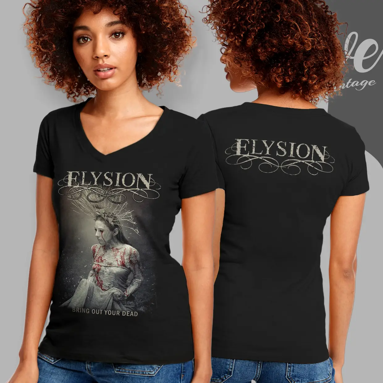 elysion bring out your dead shirt v neck tshirt elysion bring out your dead shirt v neck tshirt