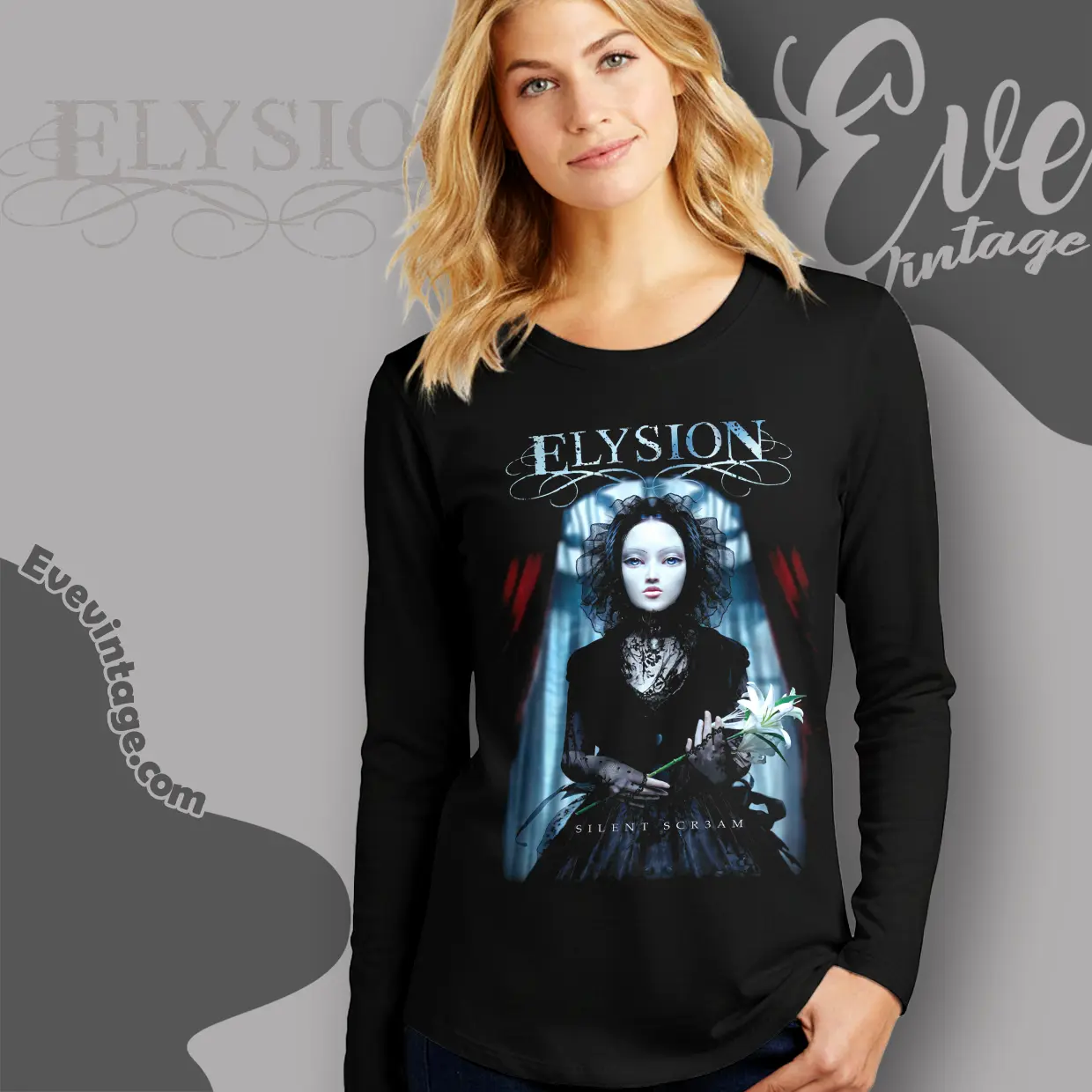 elysion silent scream shirt silent scr3am long sleeve tee elysion silent scream shirt silent scr3am long sleeve tee