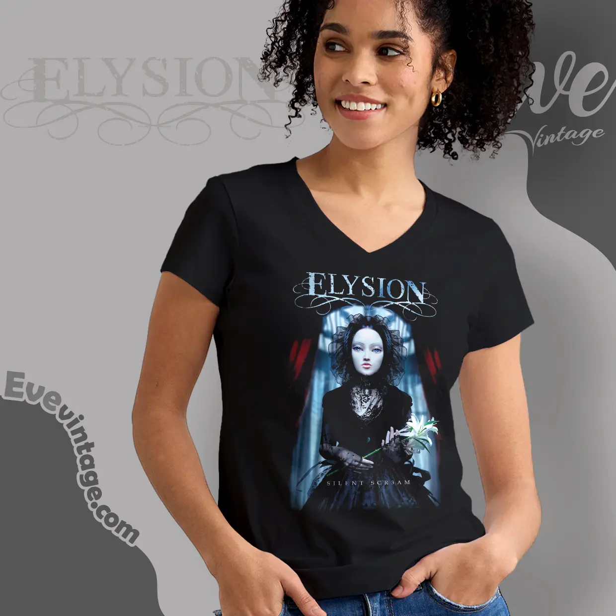 elysion silent scream shirt silent scr3am v neck tshirt elysion silent scream shirt silent scr3am v neck tshirt