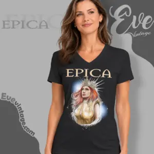 epica abyss of time v neck tshirt