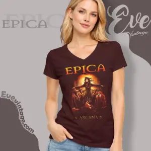 epica arcana v neck tshirt