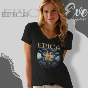 epica aspiral v neck tshirt