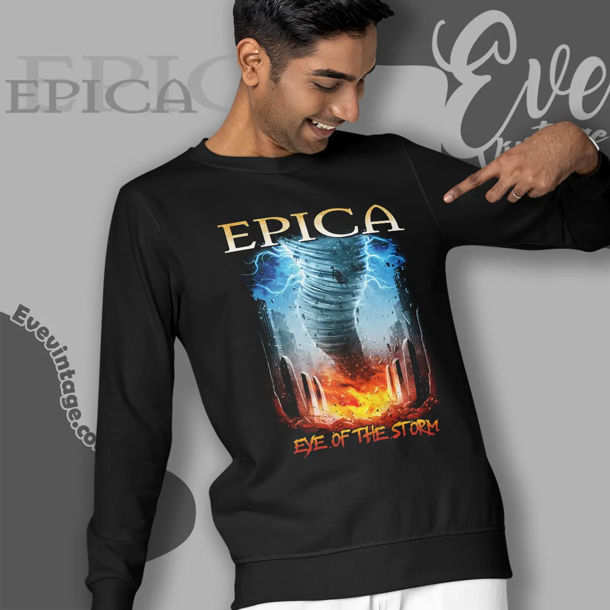 epica eye of the storm sweatshirt epica eye of the storm sweatshirt