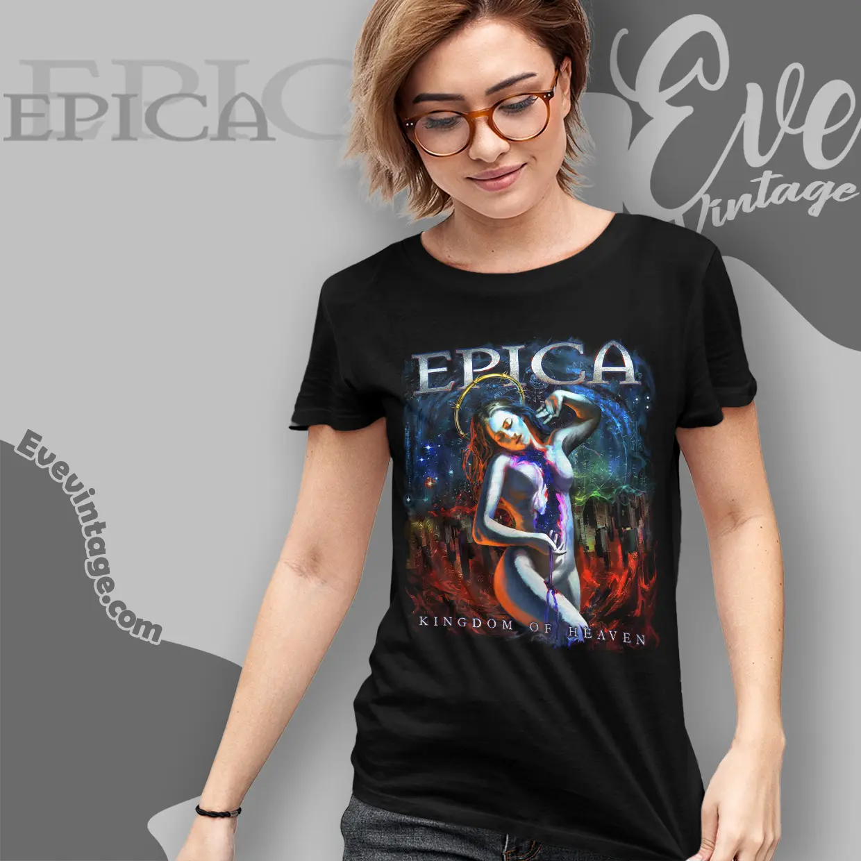 epica kingdom of heaven women t shirt epica kingdom of heaven women t shirt