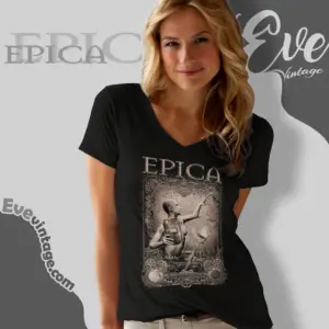 epica requiem for the indifferent v neck tshirt