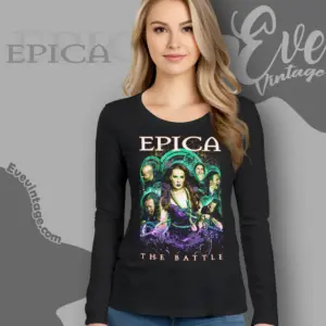 epica the battle long sleeve tee
