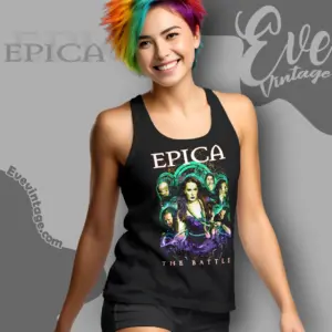epica the battle tank top racerback
