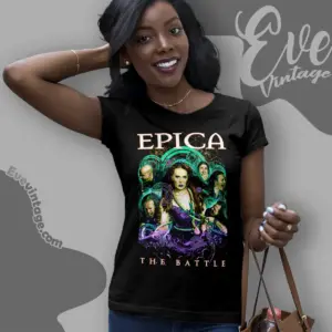 epica the battle women t shirt