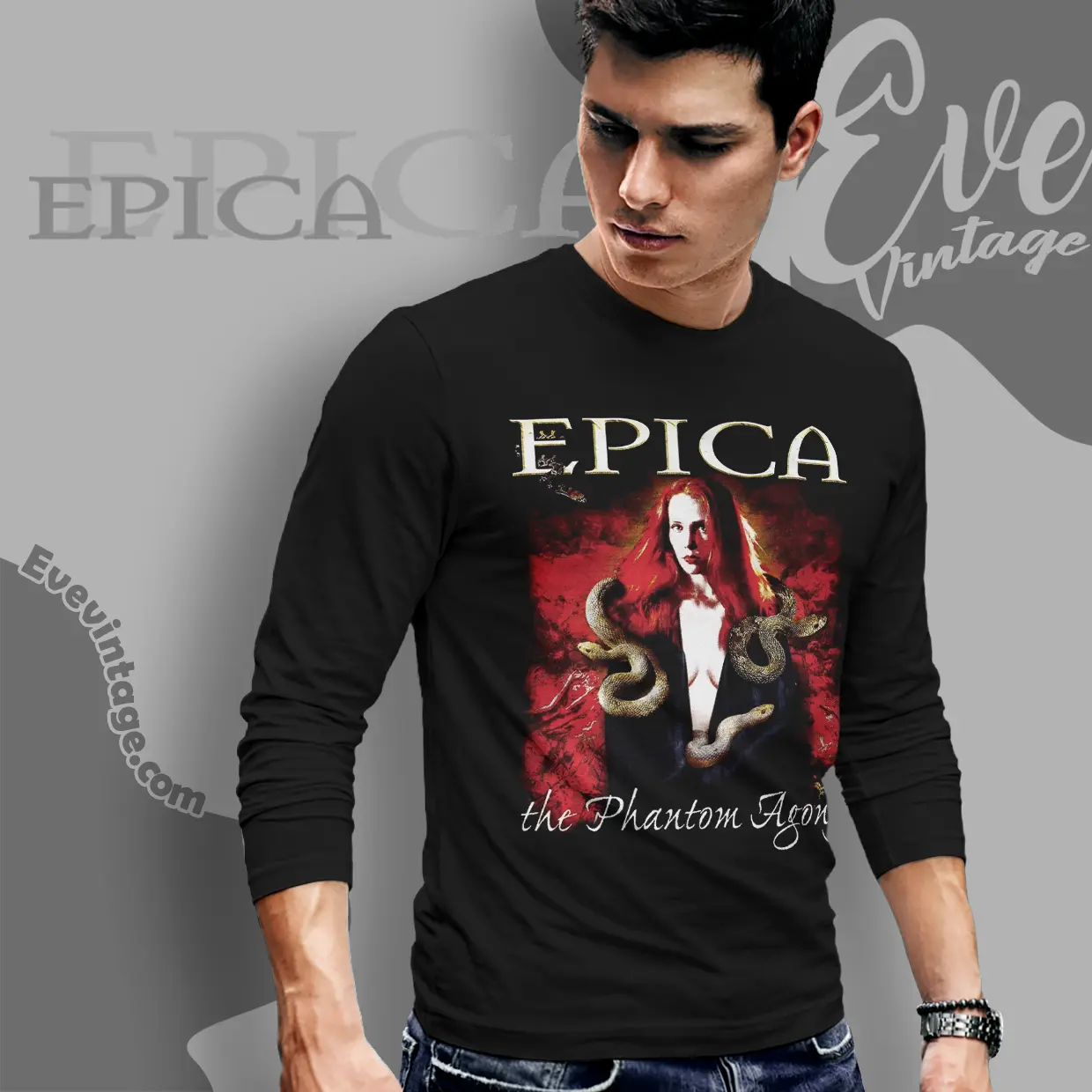 epica the phantom agony long sleeve tee epica the phantom agony long sleeve tee