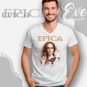 epica the skeleton key v neck tshirt