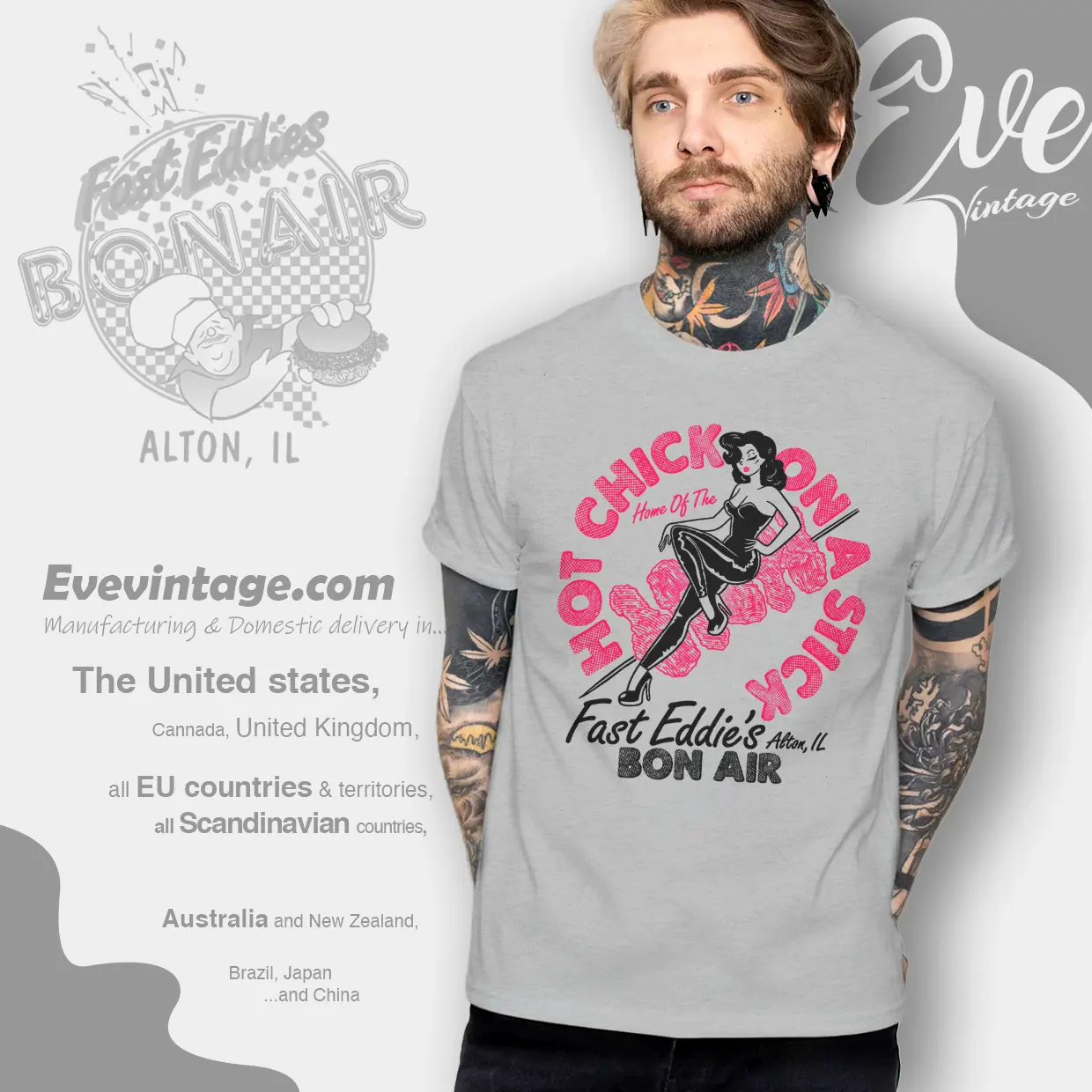 fast eddies bon air shirt hot chicks on a stick t shirt fast eddies bon air shirt hot chicks on a stick t shirt