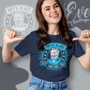 fayetteville arts place neighborhood dive bar women t shirt
