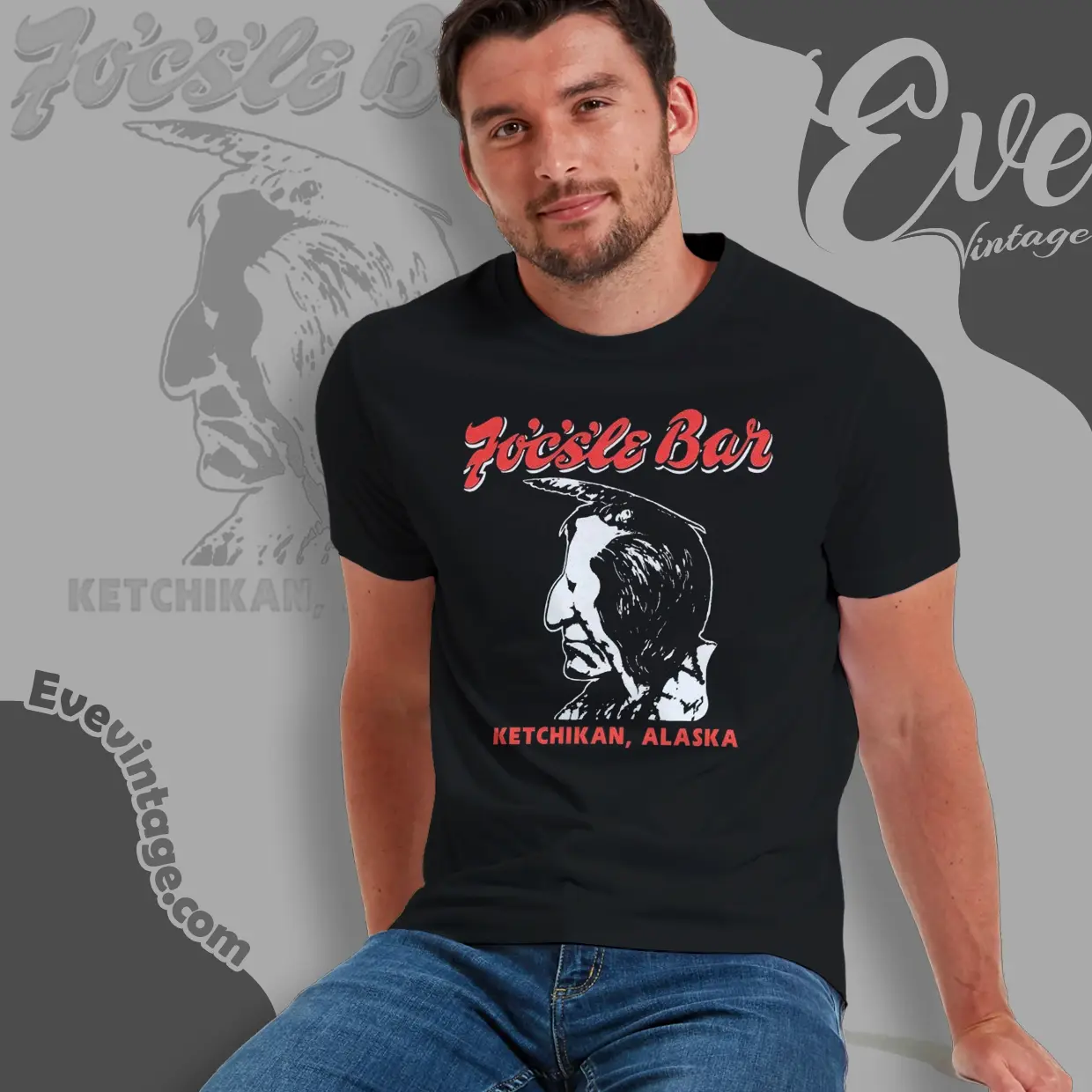focsle bar ketchikan alaska vintage t shirt focsle bar ketchikan alaska vintage t shirt