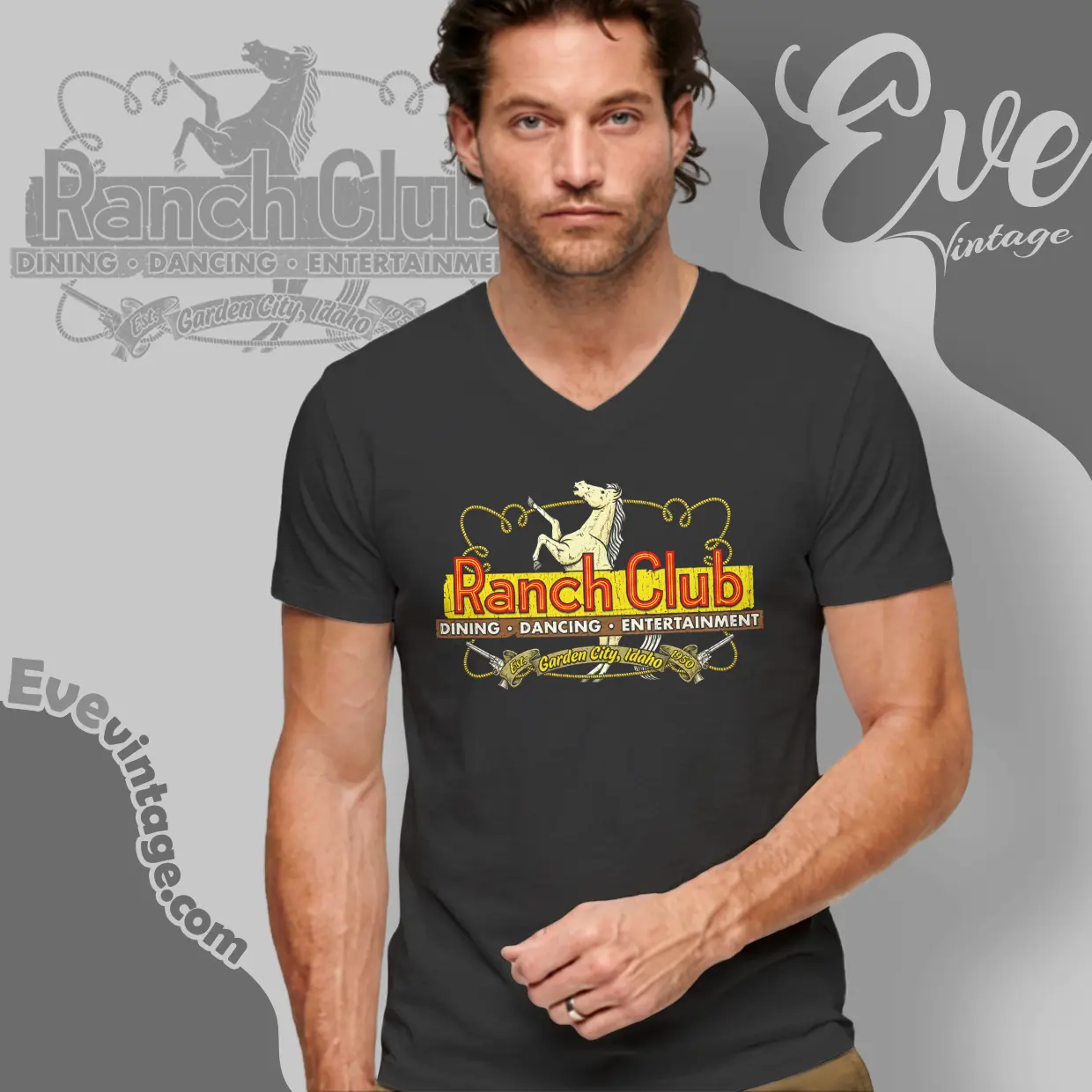 garden city ranch club shirt idaho dive bar v neck tshirt garden city ranch club shirt idaho dive bar v neck tshirt