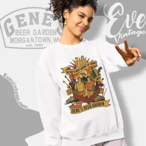 genes beer garden shirt morgantown wv dive bar sweatshirt
