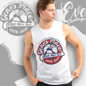 genes place shirt pittsburgh dive bar tank top racerback