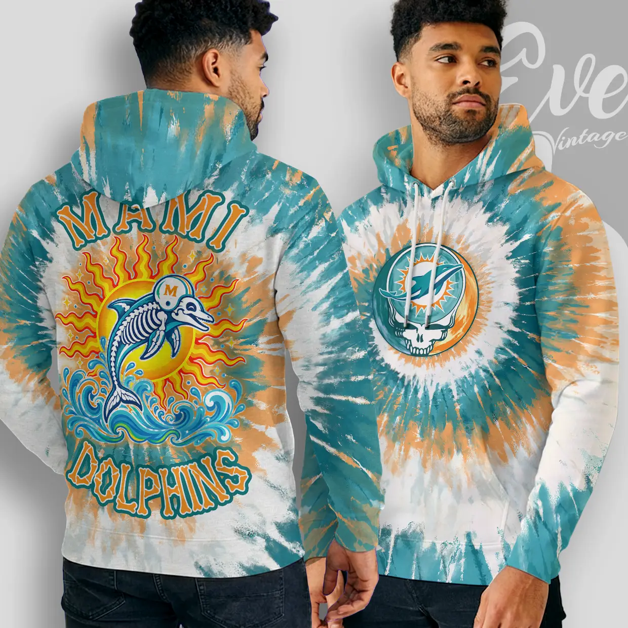 grateful dead miami dolphins stealie tie dye hoodie grateful dead miami dolphins stealie tie dye hoodie