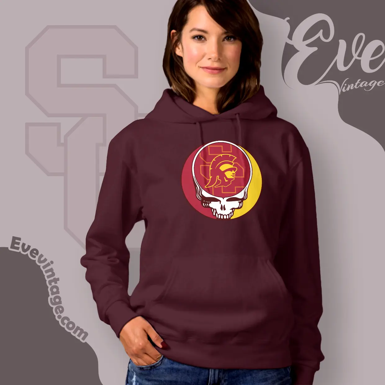 greateful dead usc trojans steal your face hoodie greateful dead usc trojans steal your face hoodie