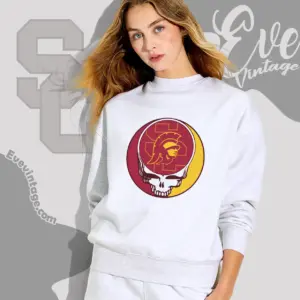 greateful dead usc trojans steal your face sweatshirt