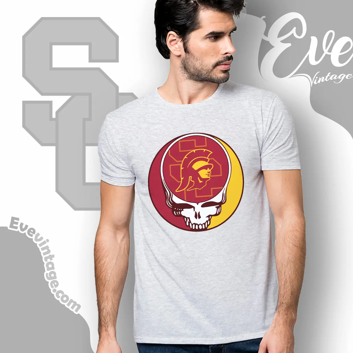 greateful dead usc trojans steal your face t shirt greateful dead usc trojans steal your face t shirt
