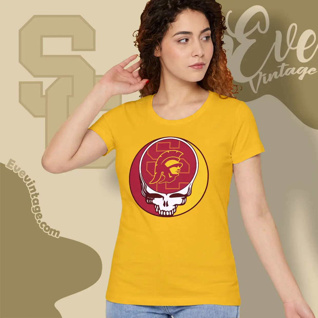 greateful dead usc trojans steal your face women t shirt greateful dead usc trojans steal your face women t shirt