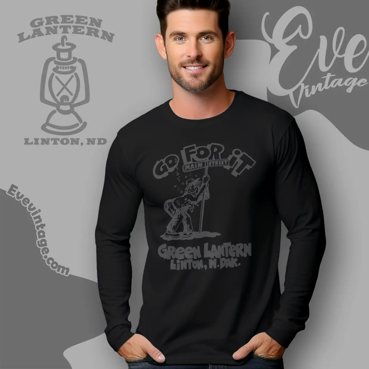 green lantern linton north dakota dive bar long sleeve tee green lantern linton north dakota dive bar long sleeve tee