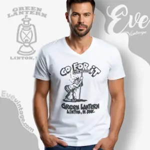 green lantern linton north dakota dive bar v neck tshirt