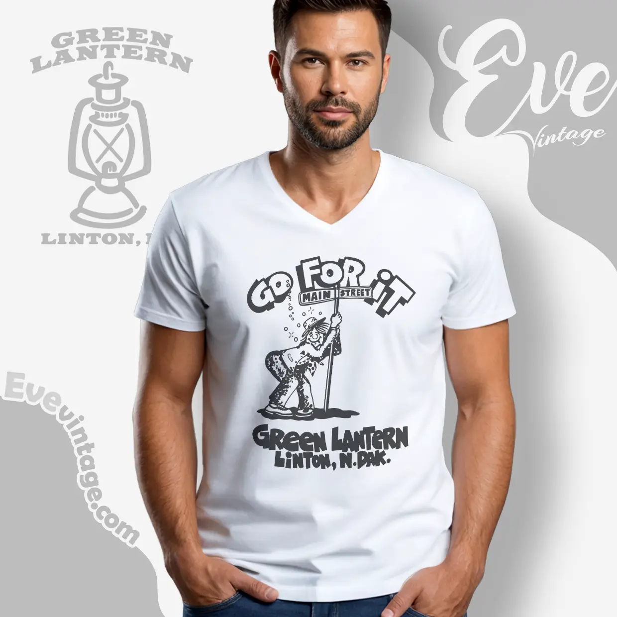 green lantern linton north dakota dive bar v neck tshirt green lantern linton north dakota dive bar v neck tshirt