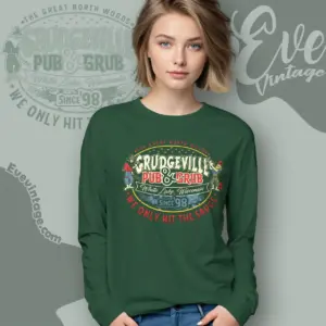 grudgeville pub grub shirt wisconsin dive bar long sleeve tee