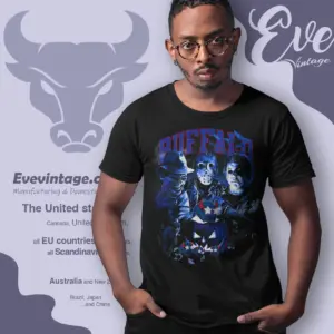 halloween buffalo bulls horror team t shirt