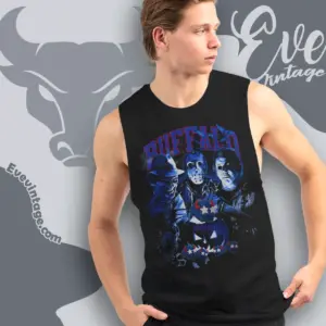 halloween buffalo bulls horror team tank top racerback