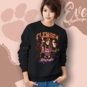 halloween clemson tigers horror team sweatshirt